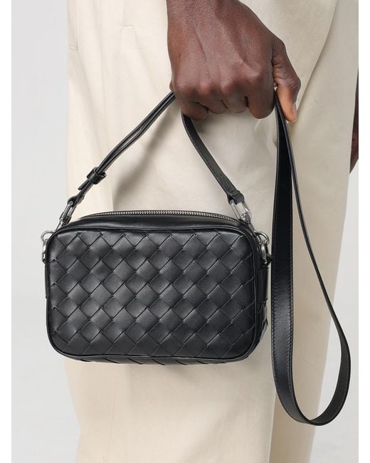 Borsa A Tracolla di Bottega Veneta in Black da Uomo