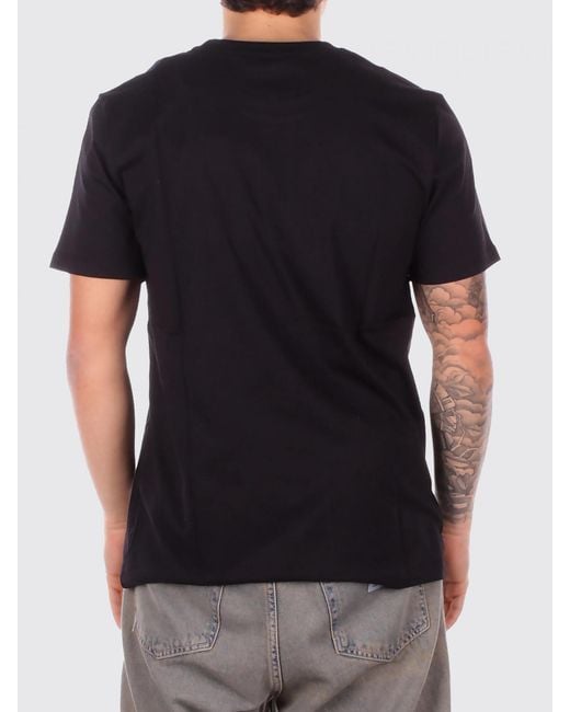 Dondup Black Cotton Crew-Neck T-Shirt for men