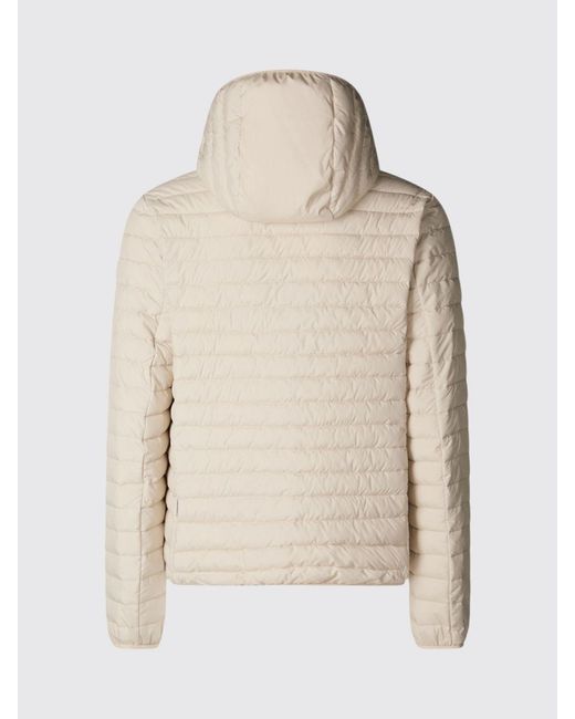 Save The Duck Natural Hooded Padded Nylon Down Jacket for men
