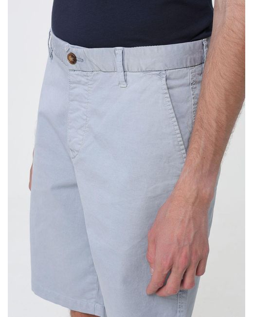 Blauer Blue Stretch Cotton Chino Shorts for men
