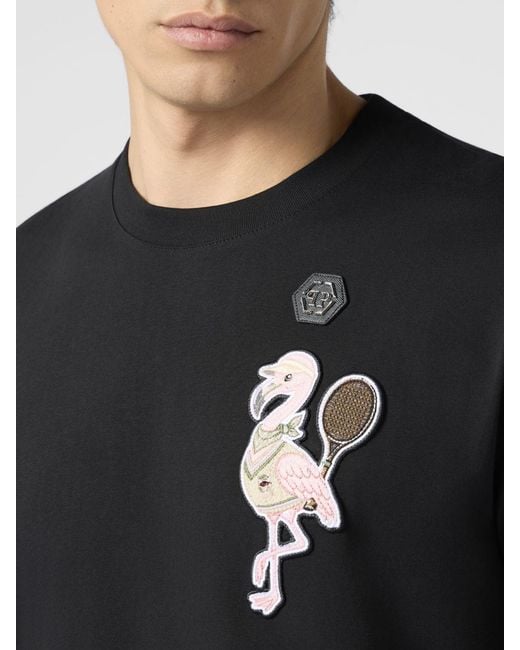 Philipp Plein Black T-Shirt for men