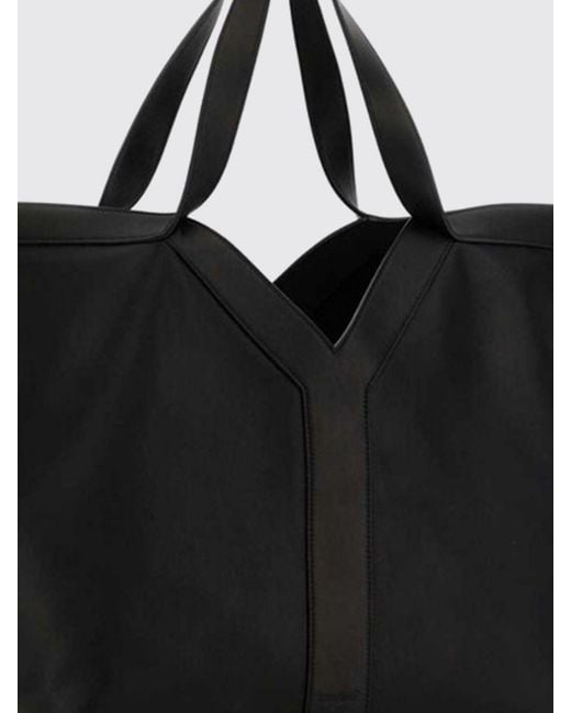 Saint Laurent Black Tote Y Leather Handbag