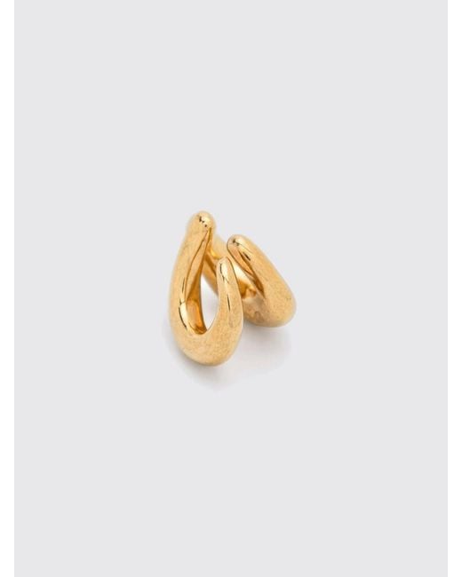 Panconesi White Blow Up Rhodium Plated Copper Ear Cuff