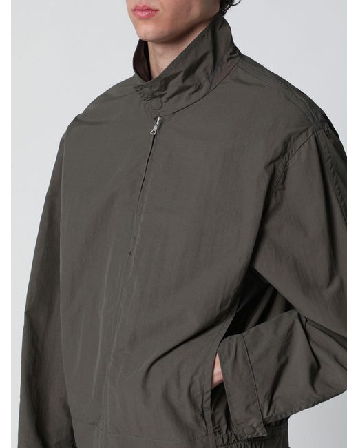 Dries Van Noten Gray Polyester Shirt Jacket for men