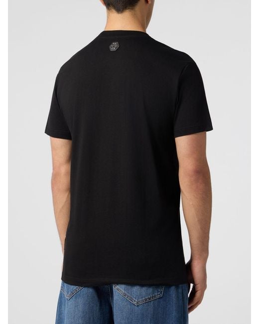 Philipp Plein Black T-Shirt for men
