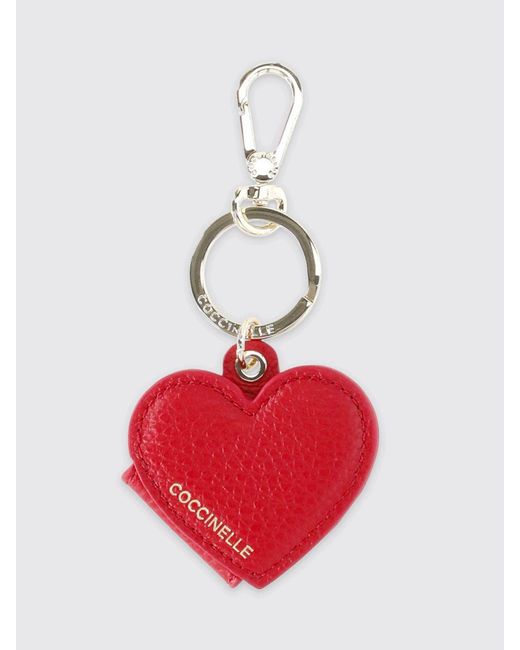 Coccinelle Red Hearty Charm Keychain