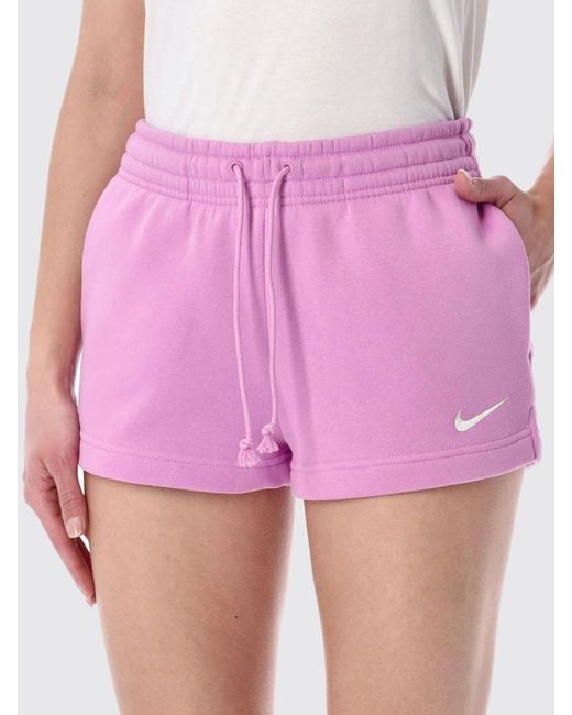 Nike Pink Cotton Sport Shorts