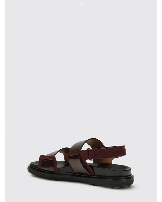 Marni White Leather Sandals