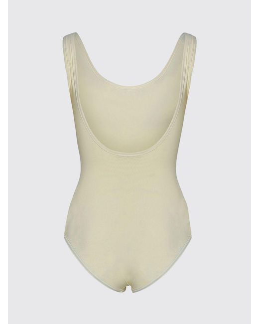 Jil Sander Natural One-Piece Swimsuit