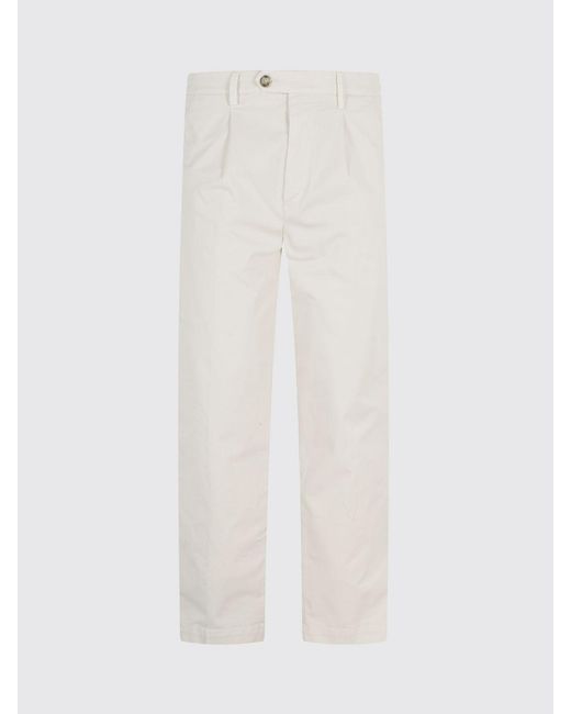 Re-hash White Gabardine Chino Trousers for men