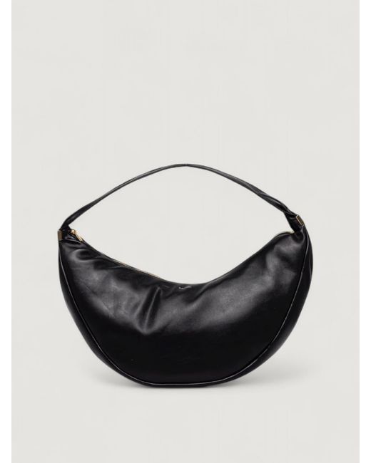 Borsa A Spalla Pinched Soft Crescent di Calvin Klein in Black