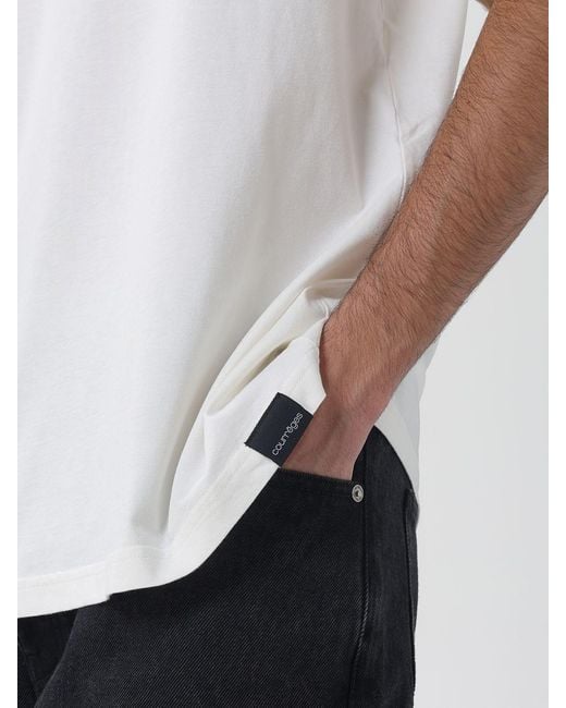 Camiseta Hombre Courreges de hombre de color White