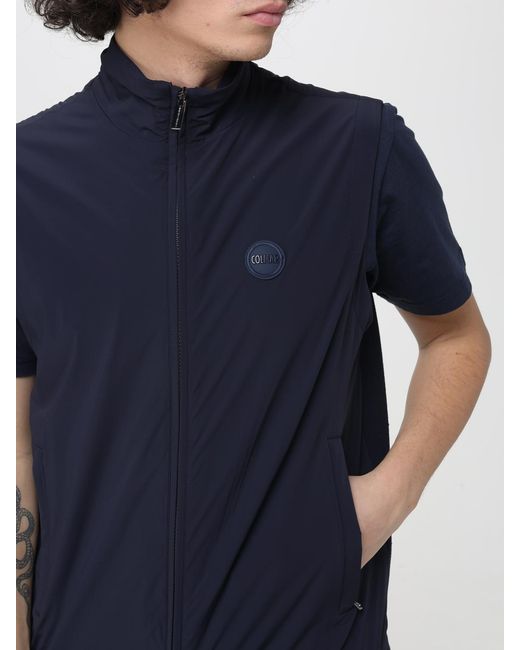 Colmar Blue Technical Fabric Vest for men