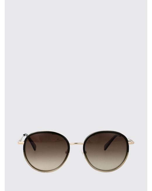 Longchamp Metallic Piloten-Sonnenbrille Aus Goldfarbenem Metall