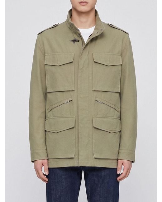 Fay Natural Cotton And Linen Parka for men