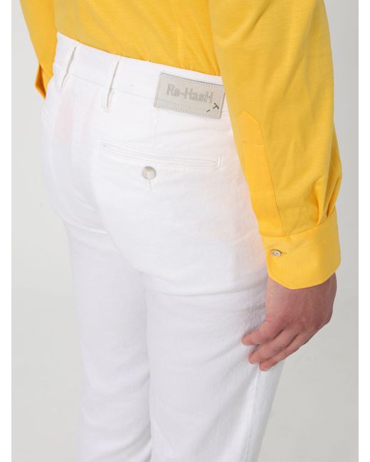 Pantalón Re-hash de hombre de color White