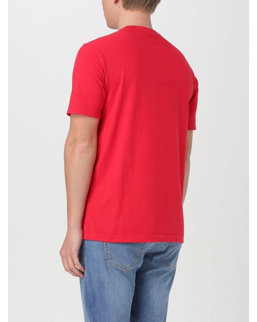 Camiseta Paul & Shark de hombre de color Red