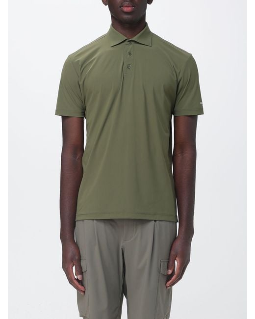 People Of Shibuya Green Cotton Polo Shirt for men