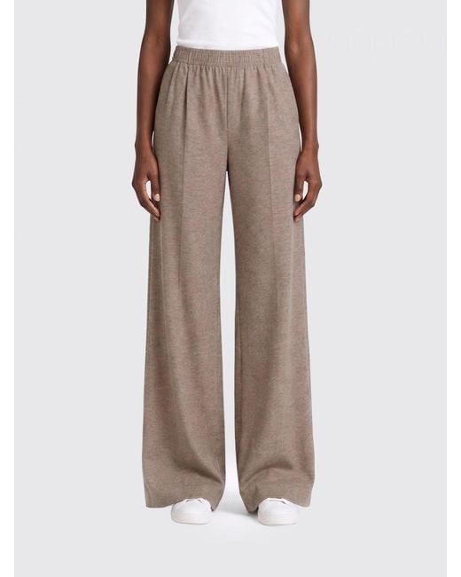 Fabiana Filippi Natural Linen Palazzo Trousers