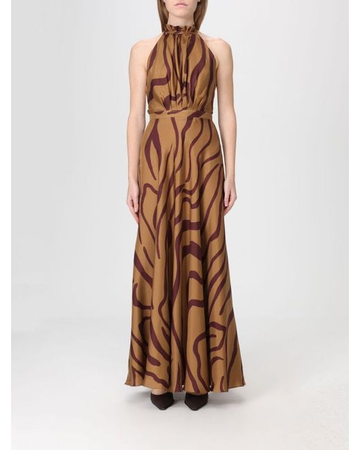 Raquel Diniz Brown Kleid Damen