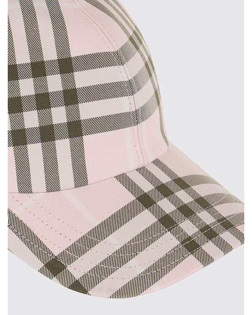 Burberry Natural Vintage Check Cotton Baseball Cap