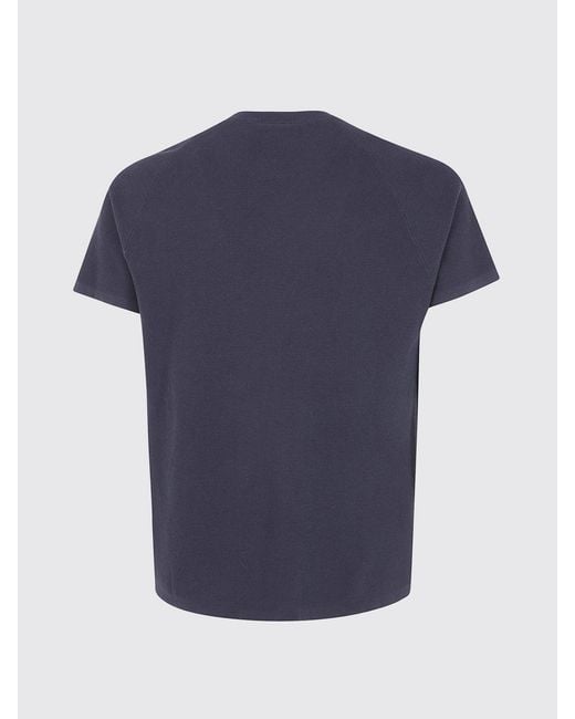 Aspesi Blue Basic Cotton T-Shirt for men