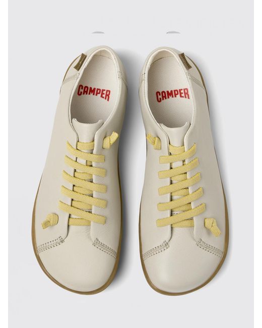 Camper Natural Peu Leather Sneakers