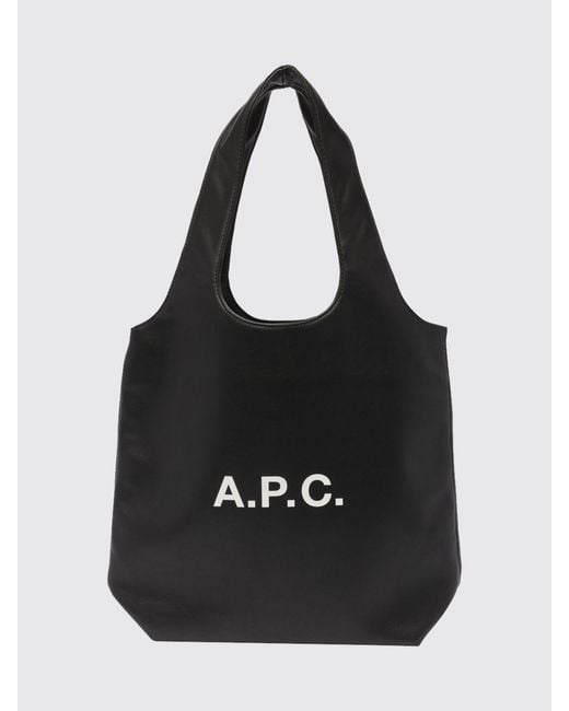 Borsa Tote Ninon di A.P.C. in Black da Uomo