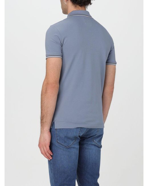 Emporio Armani Blue Polo Shirt for men