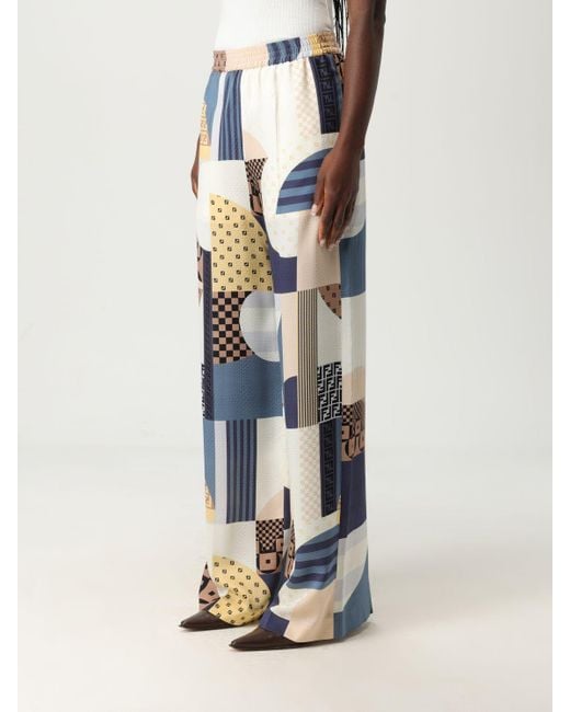 Fendi Blue Pants