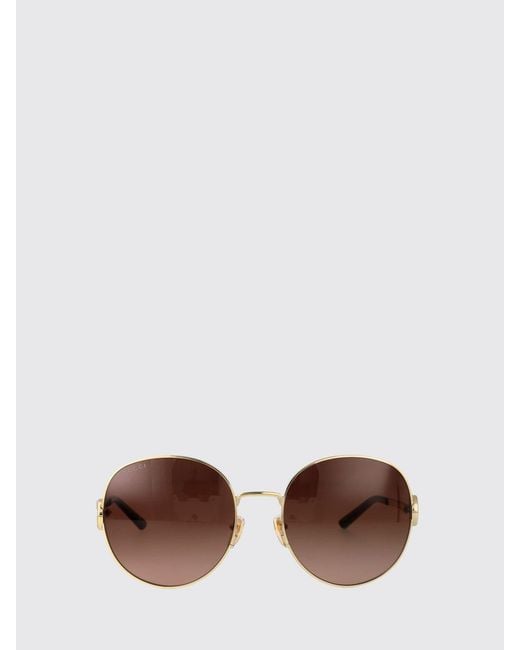 Gucci Brown Gg2047S Metal Sunglasses