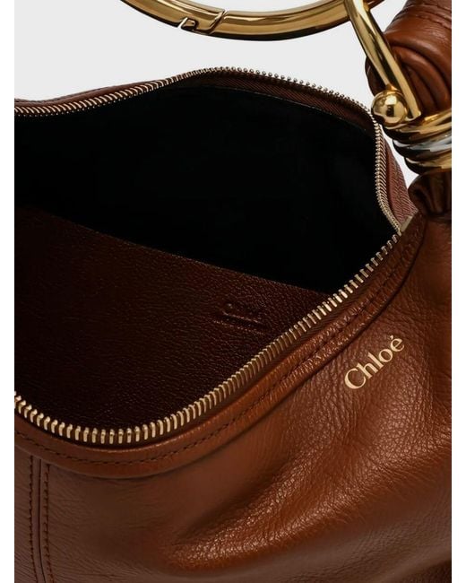 Chloé Brown ChloÉ Leather Bracelet Bag