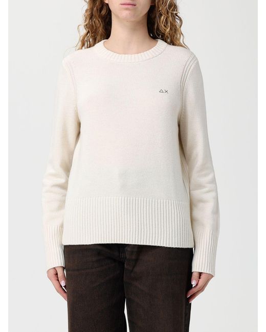 Sun 68 White Sweater