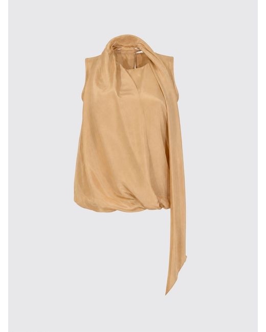 Alberta Ferretti Natural Top