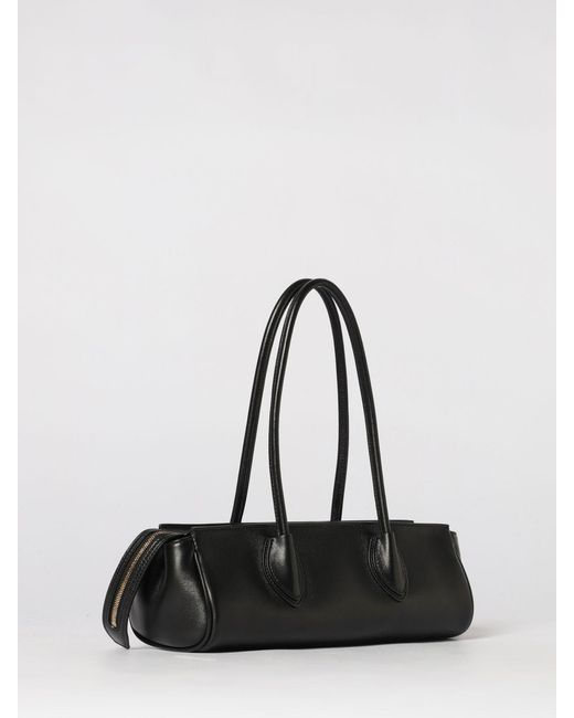 Khaite Black Leather Bag