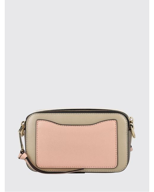 Marc Jacobs Natural The Snapshot Saffiano Leather Bag