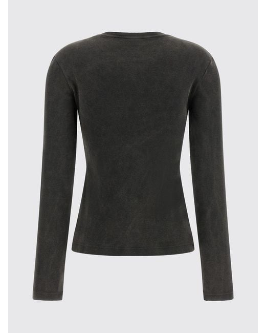 Off-White c/o Virgil Abloh Black Slim Fit Long-Sleeve Cotton T-Shirt With Contrast Logo