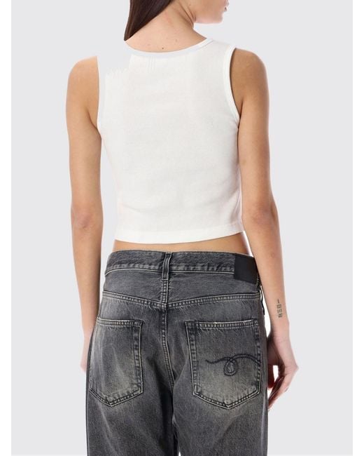 R13 Gray Used Cotton Tank Top