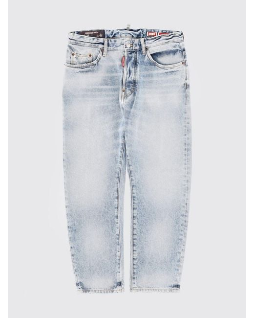 DSquared² Blue Cotton Denim Jeans for men