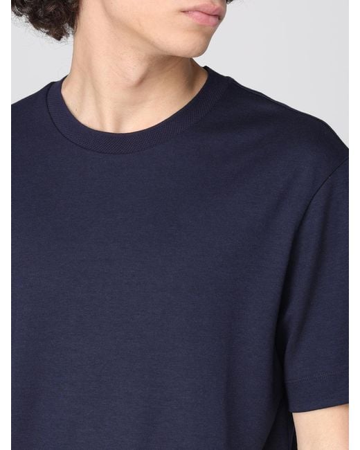 T-Shirt Basic di Boss in Blue da Uomo