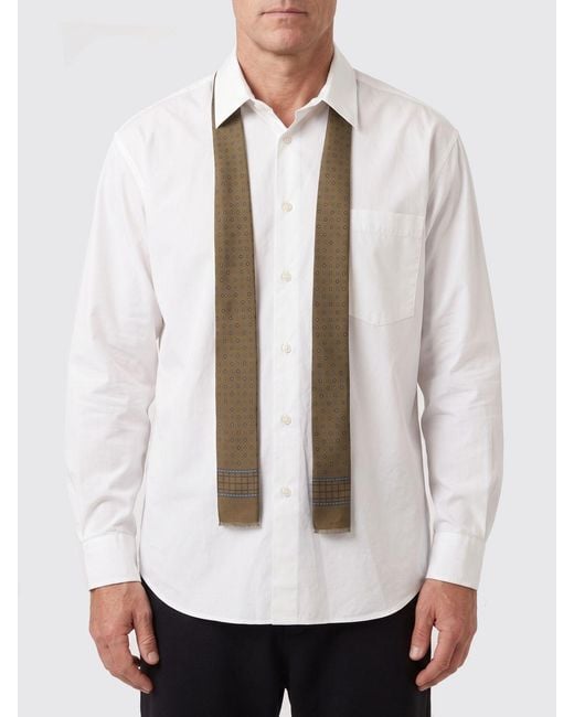 Magliano White Stretch Cotton Shirt for men