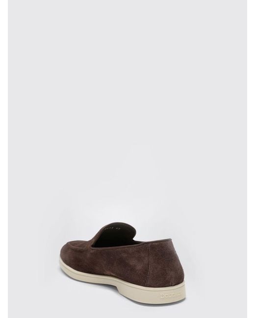 Doucal's White Suede Loafer for men
