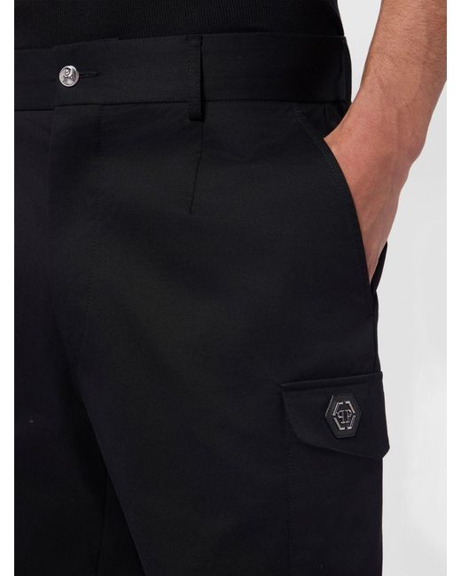 Philipp Plein Black Shorts for men