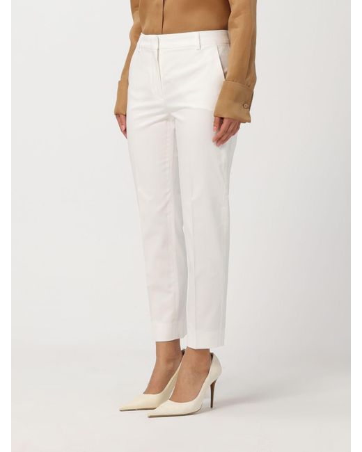 Pantalon Max Mara en coloris White