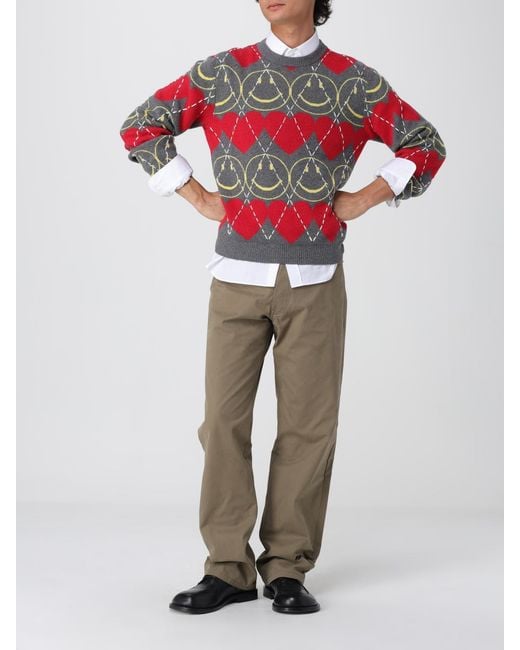 Pull Homme Moschino Couture pour homme en coloris Red