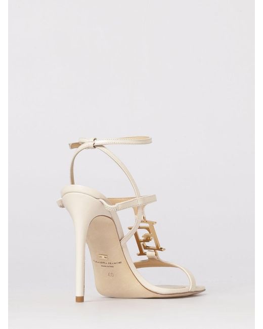 Elisabetta Franchi Natural Leather Sandal