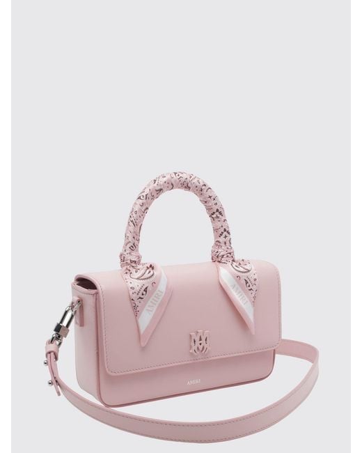 Mini Borsa A Mano di Amiri in Pink