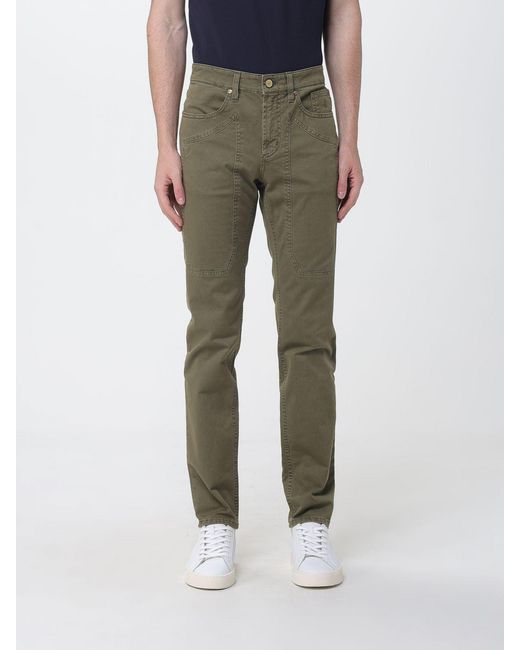 Jeckerson Green John Slim Fit Trousers for men