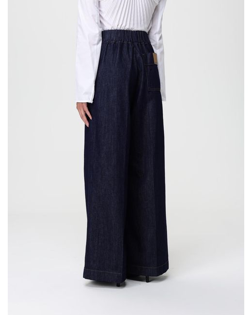 Semicouture Blue Trousers