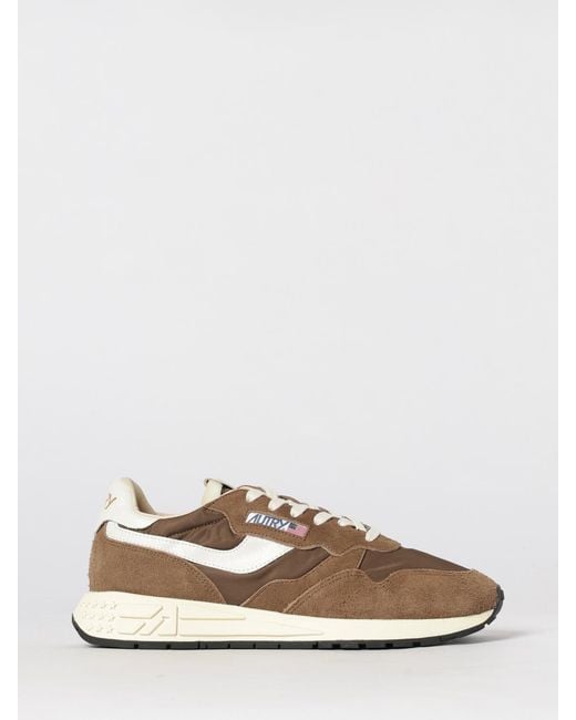 Autry Natural Reelwind Nylon And Suede Sneakers for men